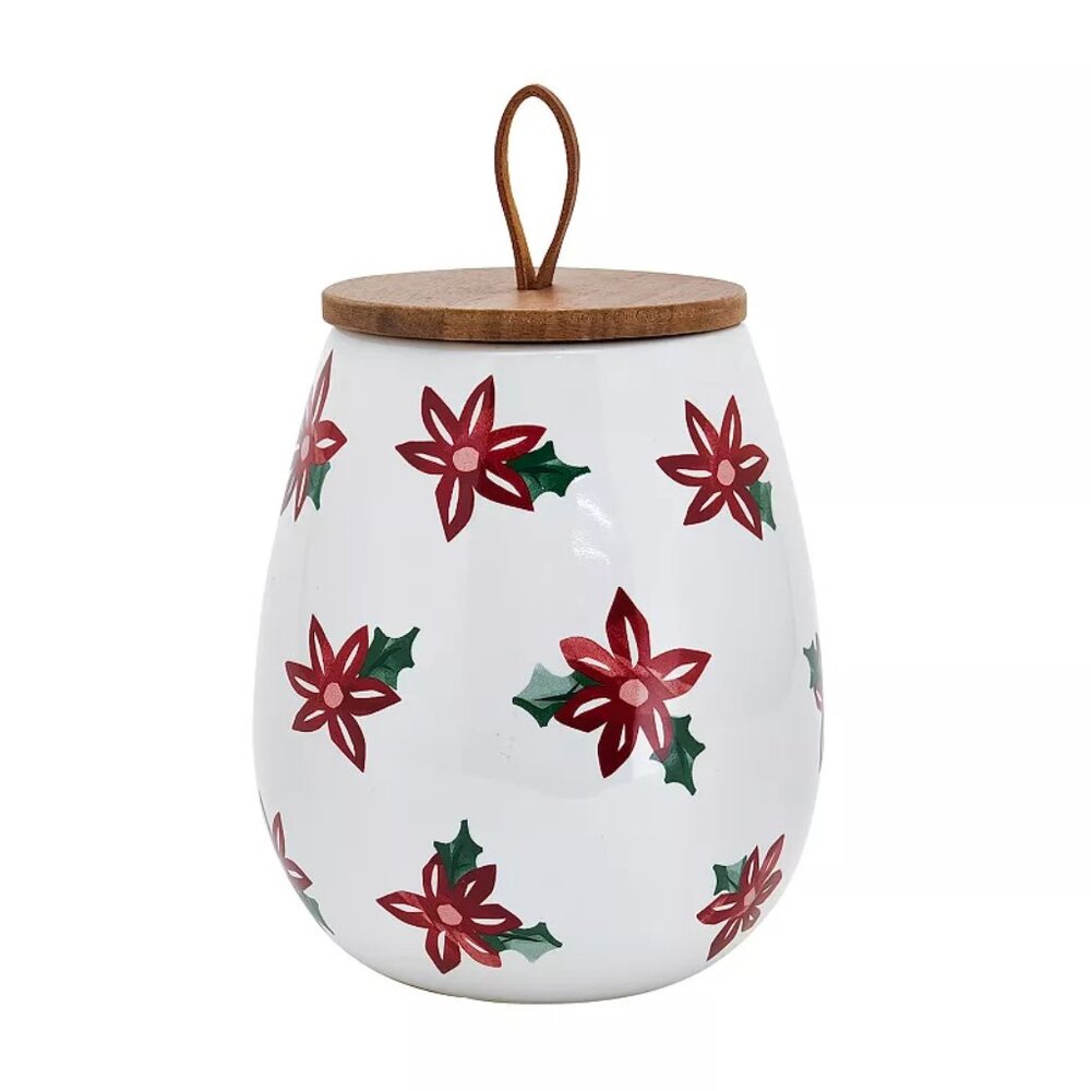 St. Nicholas Square Stonware Small 47 oz. Botanical Canister
